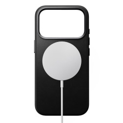 Dėklas Nomad Traditional Leather Case, black - iPhone 17 Pro