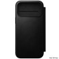 Nomad Modern Leather Folio, black - iPhone 17 Pro Max