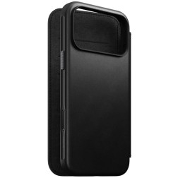 Nomad Modern Leather Folio, black - iPhone 17 Pro Max