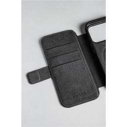 Nomad Modern Leather Folio, black - iPhone 17 Pro Max