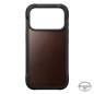 Dėklas Nomad Rugged Leather Case, rustic brown (Horween) - iPhone 17 Pro Dėklas Nomad Rugged Leather Case, rustic brown (Horween) - iPhone 17 Pro