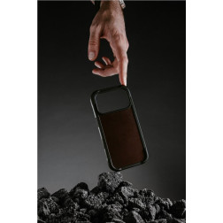 Dėklas Nomad Rugged Leather Case, rustic brown (Horween) - iPhone 17 Pro