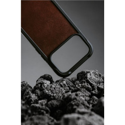 Dėklas Nomad Rugged Leather Case, rustic brown (Horween) - iPhone 17 Pro