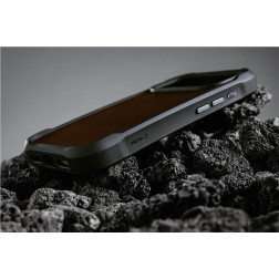 Dėklas Nomad Rugged Leather Case, rustic brown (Horween) - iPhone 17 Pro
