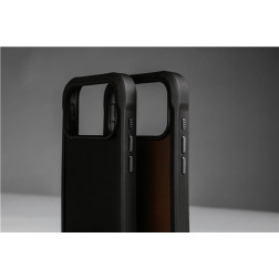 Dėklas Nomad Rugged Leather Case, rustic brown (Horween) - iPhone 17 Pro