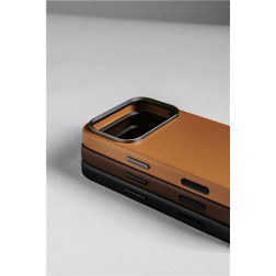 Nomad Traditional Leather Case, english tan - iPhone 17 Pro Max