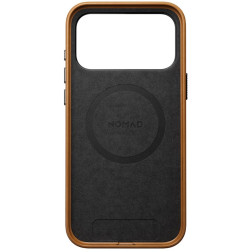 Nomad Traditional Leather Case, english tan - iPhone 17 Pro Max