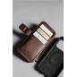 Dėklas Nomad Modern Leather Folio, rustic brown (Horween) - iPhone 17 Pro