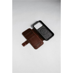 Dėklas Nomad Modern Leather Folio, rustic brown (Horween) - iPhone 17 Pro