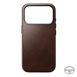 Dėklas Nomad Traditional Leather Case, rustic brown (Horween) - iPhone 17 Pro