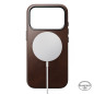 Dėklas Nomad Traditional Leather Case, rustic brown (Horween) - iPhone 17 Pro