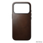 Dėklas Nomad Traditional Leather Case, rustic brown (Horween) - iPhone 17 Pro