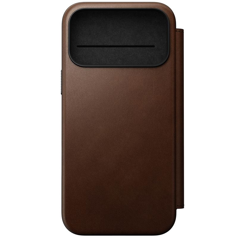 Nomad Modern Leather Folio, brown - iPhone 17 Pro Max