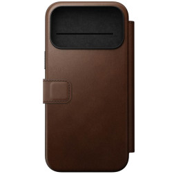 Nomad Modern Leather Folio, brown - iPhone 17 Pro Max