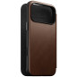 Nomad Modern Leather Folio, brown - iPhone 17 Pro Max