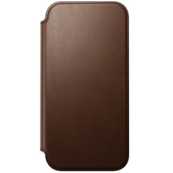 Nomad Modern Leather Folio, brown - iPhone 17 Pro Max