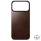 Nomad Magnetic Leather Back, rustic brown (Horween), Magsafe - iPhone 17 Pro Max Nomad Magnetic Leather Back, rustic brown (Horween), Magsafe - iPhone 17 Pro Max