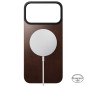 Nomad Magnetic Leather Back, rustic brown (Horween), Magsafe - iPhone 17 Pro Max Nomad Magnetic Leather Back, rustic brown (Horween), Magsafe - iPhone 17 Pro Max
