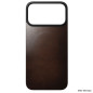 Nomad Magnetic Leather Back, rustic brown (Horween), Magsafe - iPhone 17 Pro Max Nomad Magnetic Leather Back, rustic brown (Horween), Magsafe - iPhone 17 Pro Max