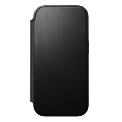 Dėklas Nomad Modern Leather Folio, black - iPhone 17 Pro