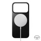 Dėklas Nomad Magnetic Leather Back, black (Horween), Magsafe - iPhone 17 Pro Dėklas Nomad Magnetic Leather Back, black (Horween), Magsafe - iPhone 17 Pro