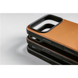 Nomad Modern Leather Case, english tan - iPhone 17 Pro Max