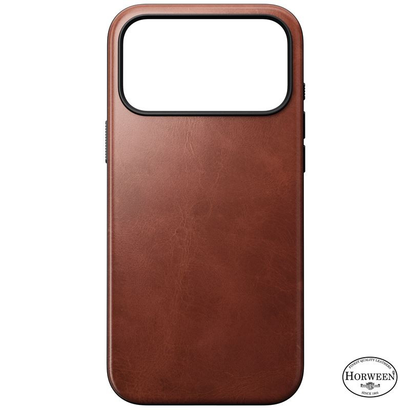 Nomad Modern Leather Case, olde Dublin (Horween) - iPhone 17 Pro Max