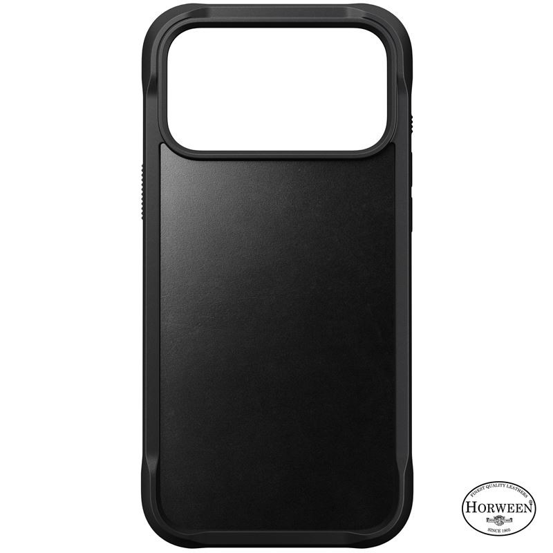 Nomad Rugged Leather Case, black (Horween) - iPhone 17 Pro Max Nomad Rugged Leather Case, black (Horween) - iPhone 17 Pro Max