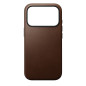 Dėklas Nomad Modern Leather Case, brown - iPhone 17 Pro