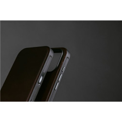 Dėklas Nomad Modern Leather Case, brown - iPhone 17 Pro