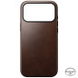 Nomad Modern Leather Case, rustic brown (Horween) - iPhone 17 Pro Max