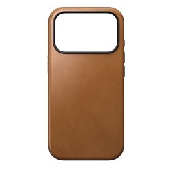 Dėklas Nomad Modern Leather Case, english tan - iPhone 17 Pro