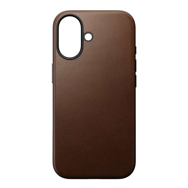 Dėklas Nomad Modern Leather Case, brown - iPhone 17