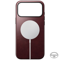 Nomad Modern Leather Case, burgundy (Horween) - iPhone 17 Pro Max