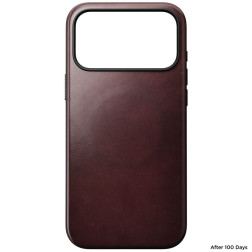 Nomad Modern Leather Case, burgundy (Horween) - iPhone 17 Pro Max
