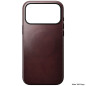 Nomad Modern Leather Case, burgundy (Horween) - iPhone 17 Pro Max