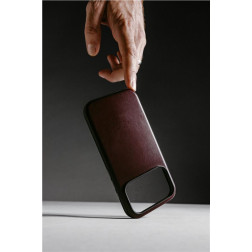 Nomad Modern Leather Case, burgundy (Horween) - iPhone 17 Pro Max