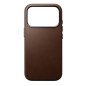Dėklas Nomad Traditional Leather Case, brown - iPhone 17 Pro