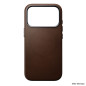 Dėklas Nomad Traditional Leather Case, brown - iPhone 17 Pro
