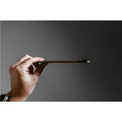 Dėklas Nomad Magnetic Leather Back, rustic brown (Horween), Magsafe - iPhone 17 Pro