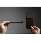 Dėklas Nomad Magnetic Leather Back, rustic brown (Horween), Magsafe - iPhone 17 Pro