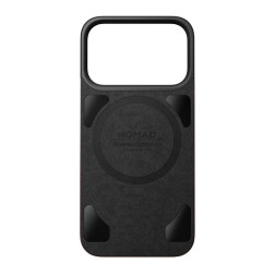 Dėklas Nomad Magnetic Leather Back, rustic brown (Horween), Magsafe - iPhone 17 Pro
