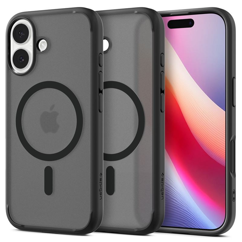 Dėklas Spigen Ultra Hybrid MagSafe, frost black - iPhone 17