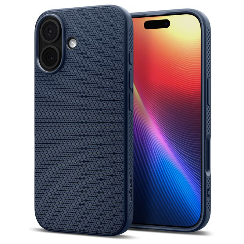 Dėklas Spigen Liquid Air, navy blue - iPhone 17