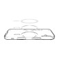 Dėklas Spigen Liquid Crystal MagSafe, clear white - iPhone 17