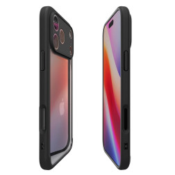 Dėklas Spigen Ultra Hybrid, matte black - iPhone 17 Pro