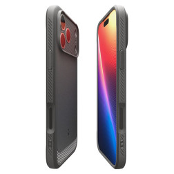 Spigen Rugged Armor MagSafe, gray - iPhone 17 Pro Max
