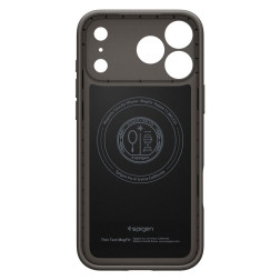 Dėklas Spigen Thin Fit MagSafe, gunmetal - iPhone 17 Pro