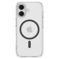 Dėklas Spigen Ultra Hybrid MagSafe, clear graphite - iPhone 17