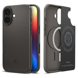 Dėklas Spigen Thin Fit MagSafe, gunmetal - iPhone 17
